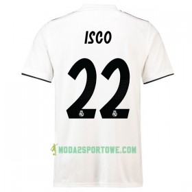 Koszulka Real Madryt Isco 22 Domowe Stroje Piłkarskie 2018/19 Krótki Rękaw